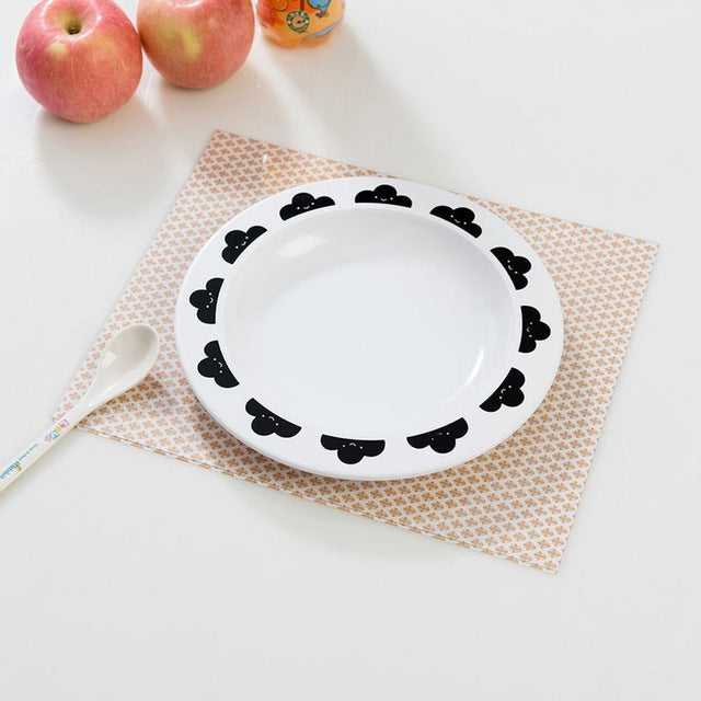 6 Types Plastic Plate Dish Kids Baby Feeding Dinner Plates Children Dishes Snacks Food Container Home Decor Tableware Dishes
