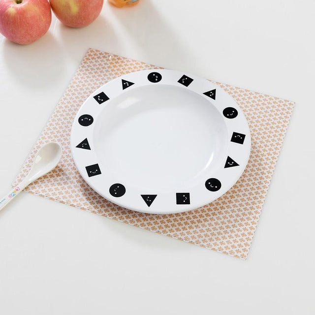 6 Types Plastic Plate Dish Kids Baby Feeding Dinner Plates Children Dishes Snacks Food Container Home Decor Tableware Dishes