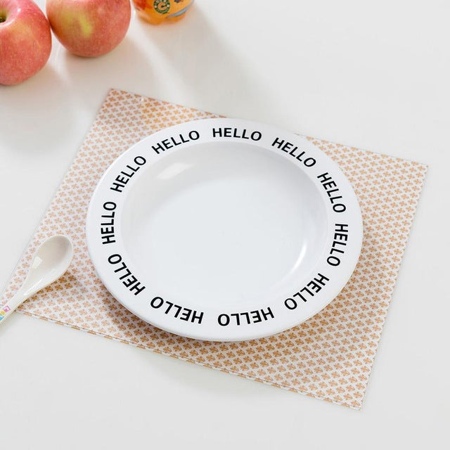 6 Types Plastic Plate Dish Kids Baby Feeding Dinner Plates Children Dishes Snacks Food Container Home Decor Tableware Dishes