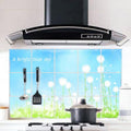 kitchen wall stickers Removable DIY Kitchen Decor House Decals Aluminum foil Wall Sticker