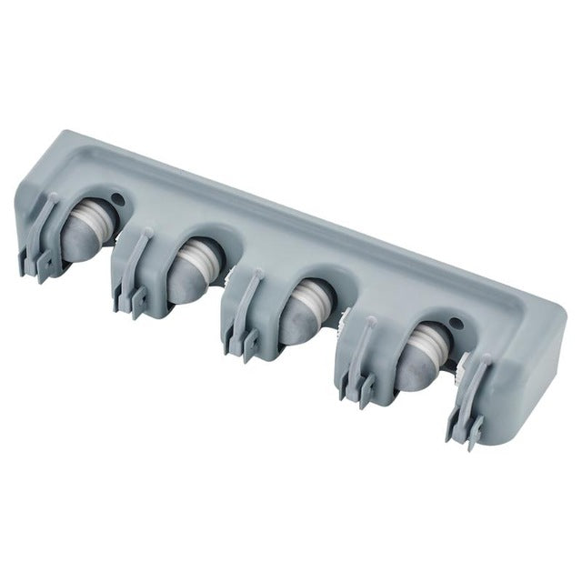 Kitchen Organizer Mop Holder 5/4/3 Position Brush Broom Hanger Storage Rack Household Mop Brush Hanger Kitchen Gadgets