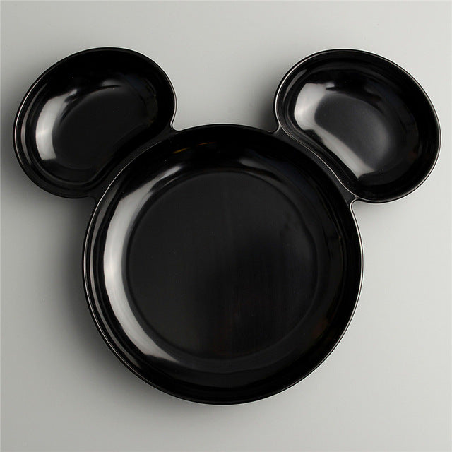 2016 NEW Melamine Baby Infant Cute Feeding Plate Fruit Dishes Kids Color Child Tableware Set Best Gift